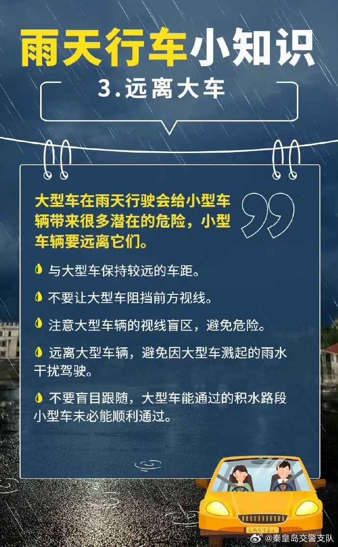 雨天行车安全指南及注意事项